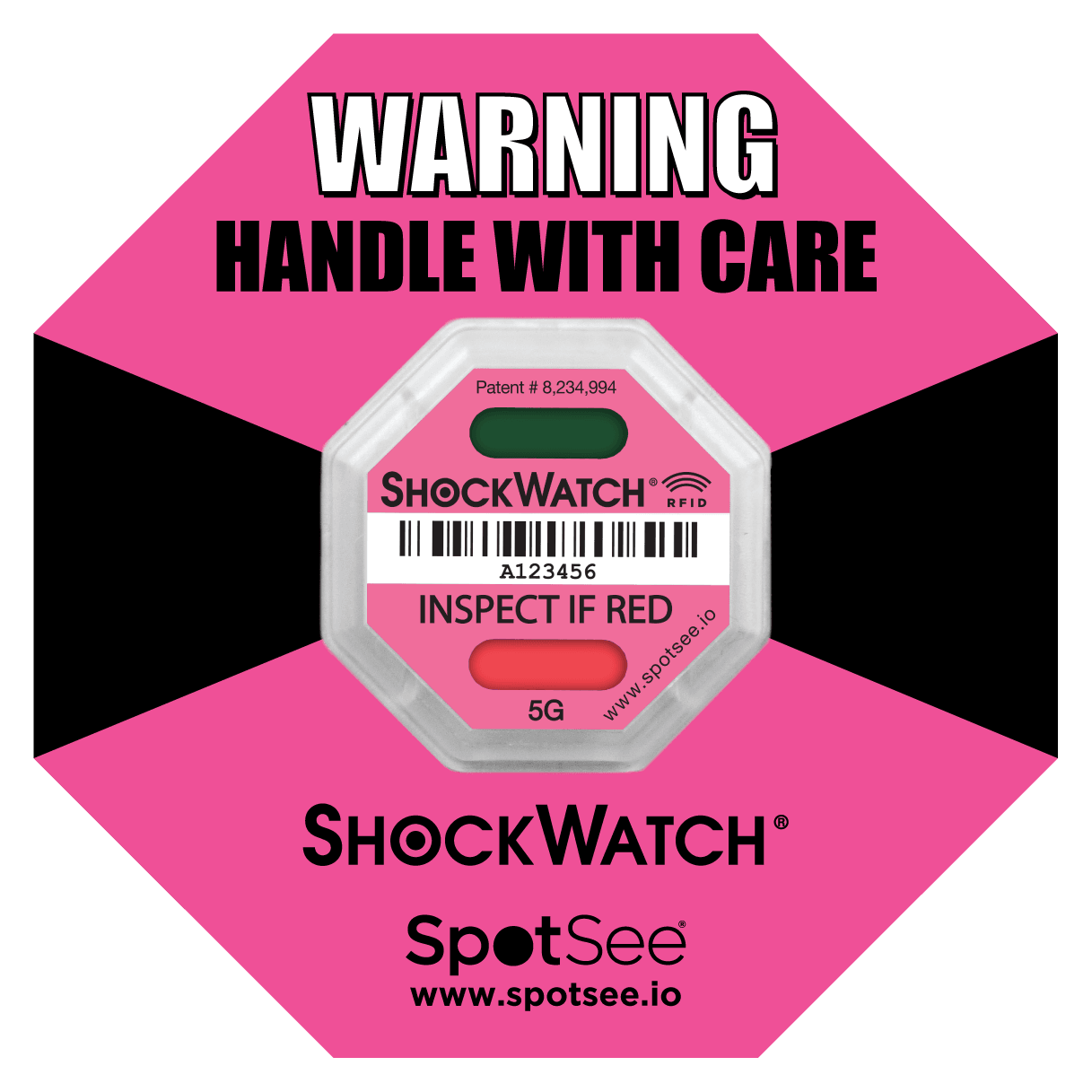 ShockWatch RFID 5G (Pink)