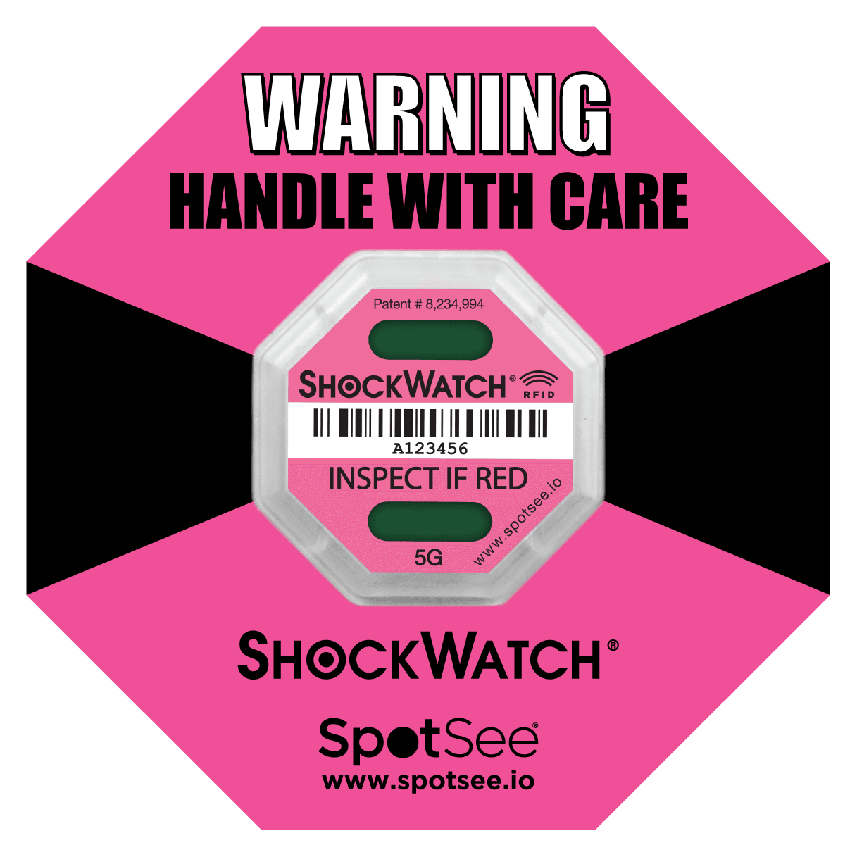 ShockWatch RFID 5G (Pink)