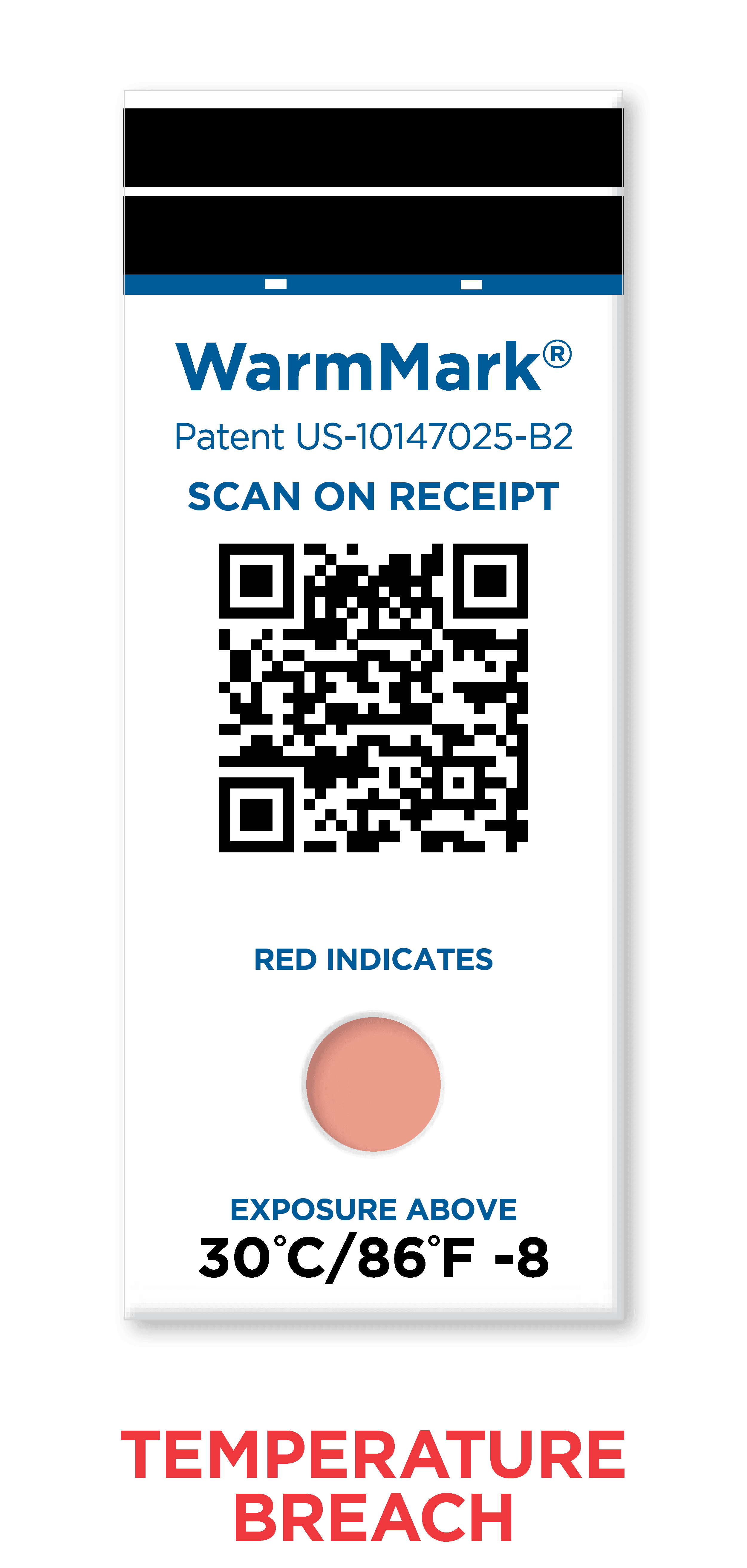 WarmMark QR 30°C / 86°F (8 hour Run Out)