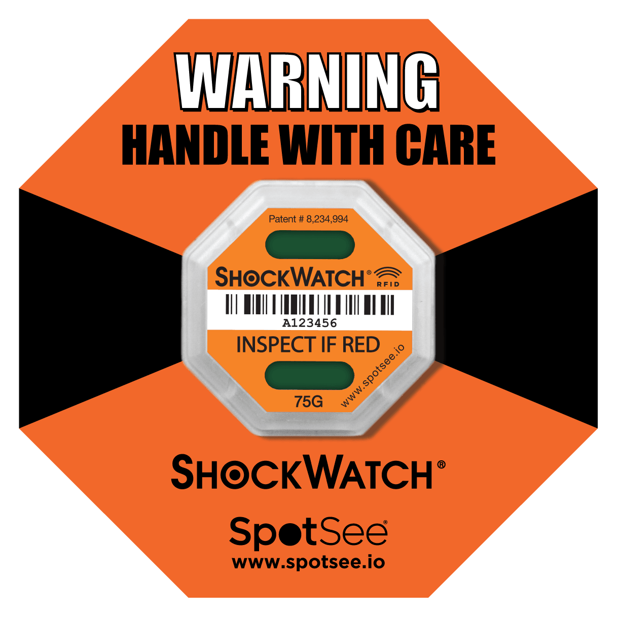 ShockWatch RFID 75G (Orange)